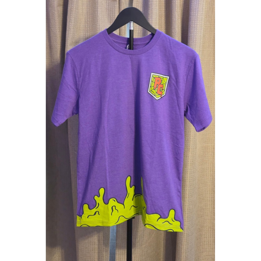 NWOT Plate Crate Monster Smash Short Sleeve T-Shirt Youth XL Purple Green